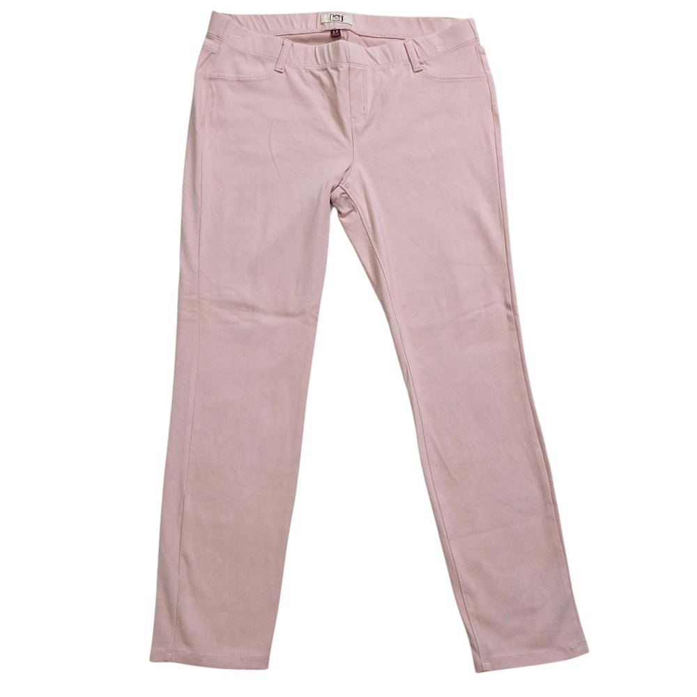 LEI Junior Size 13 Pink‎ Pull On Pants Ankle Length Stretch Jegging